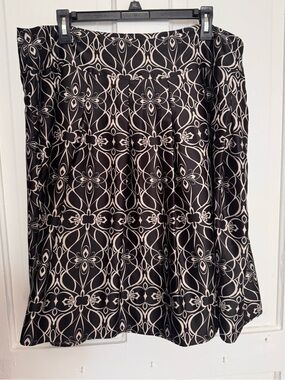 Black and beige skirt